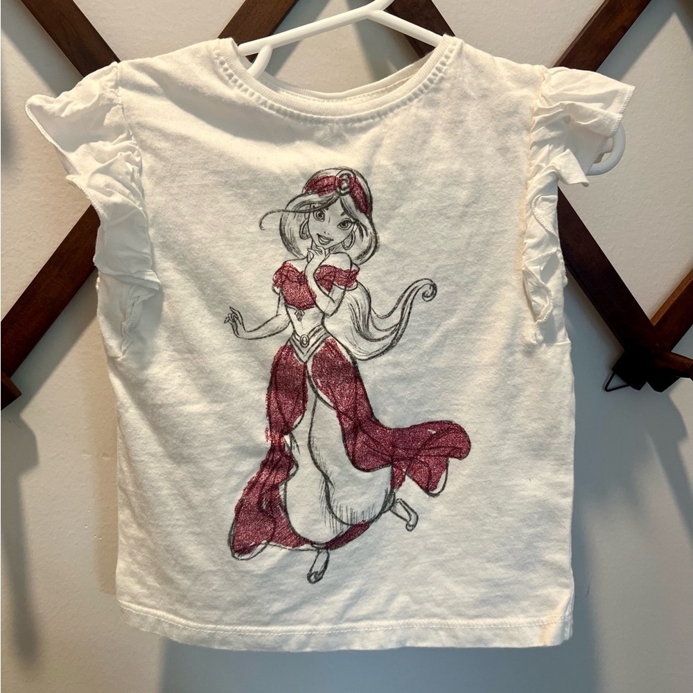 Zara X Disney Princess Aladdin Shirt Baby Girl 9-12 Months